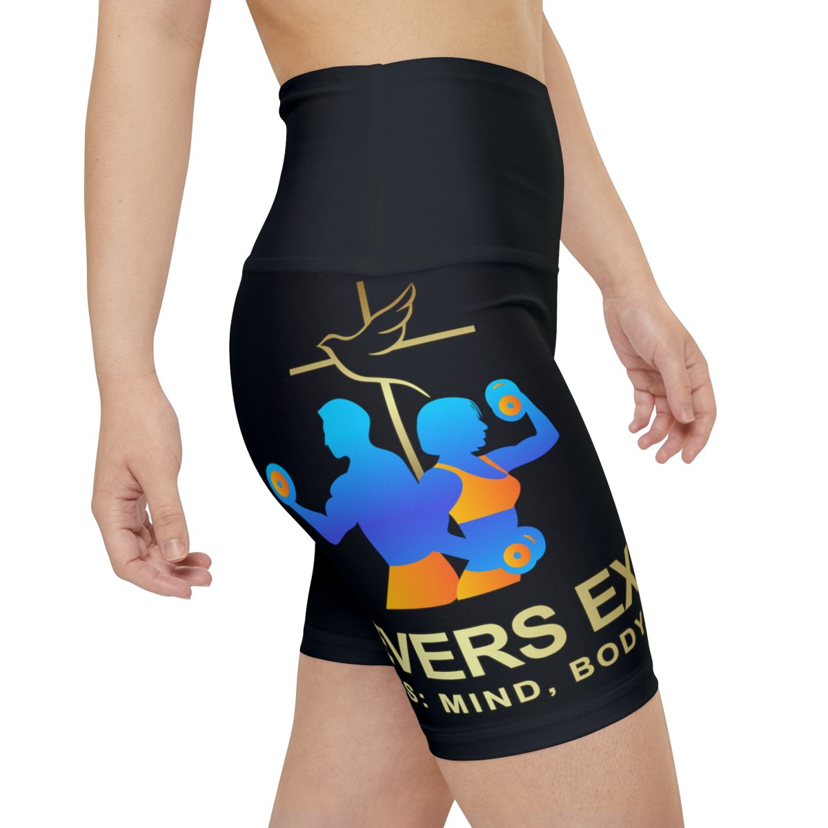 Women's Workout Shorts (AOP) - Image 6
